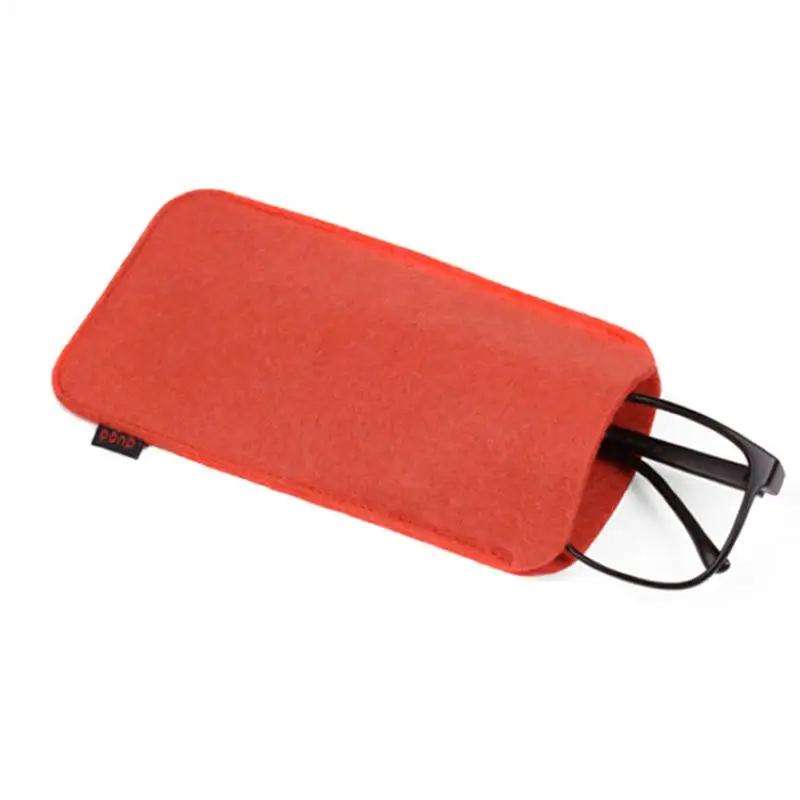 Сумка для очков сумка солнцезащитных из шерсти мягкая (красный)|glasses case|eyeglass