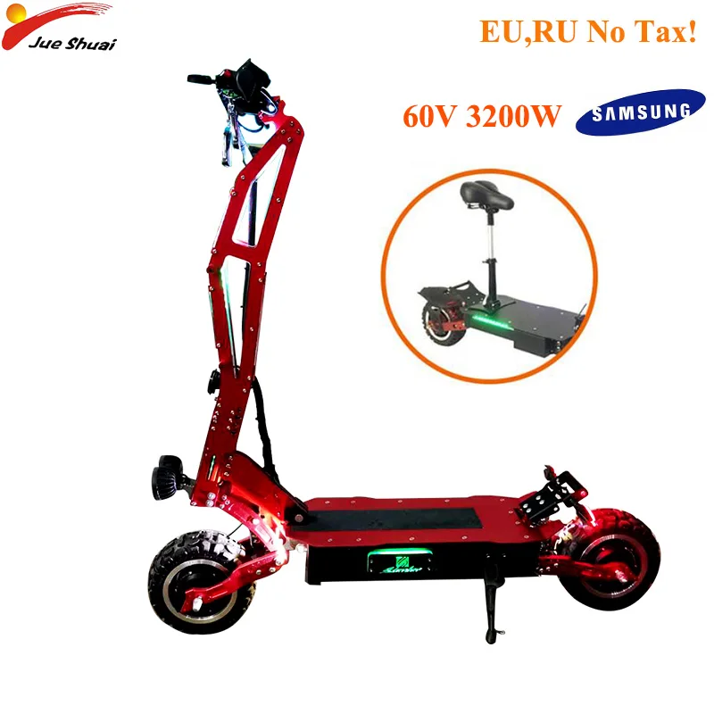  5000W Electric Scooter Longboard 2 motors Wheel Samsung Battery Adult foldable Skateboard Patinete 