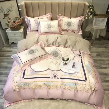 

Luxury Bohemia Style Leopard Print Digital Printing 80S Egyptian Cotton Bedding Set Duvet Cover Bed sheet Bed Linen Pillowcases