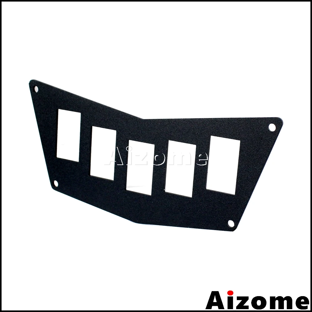 Алюминиевая фотопанель для Polaris RZR 900 XP 2011 2014 800 570 черная панель переключателя