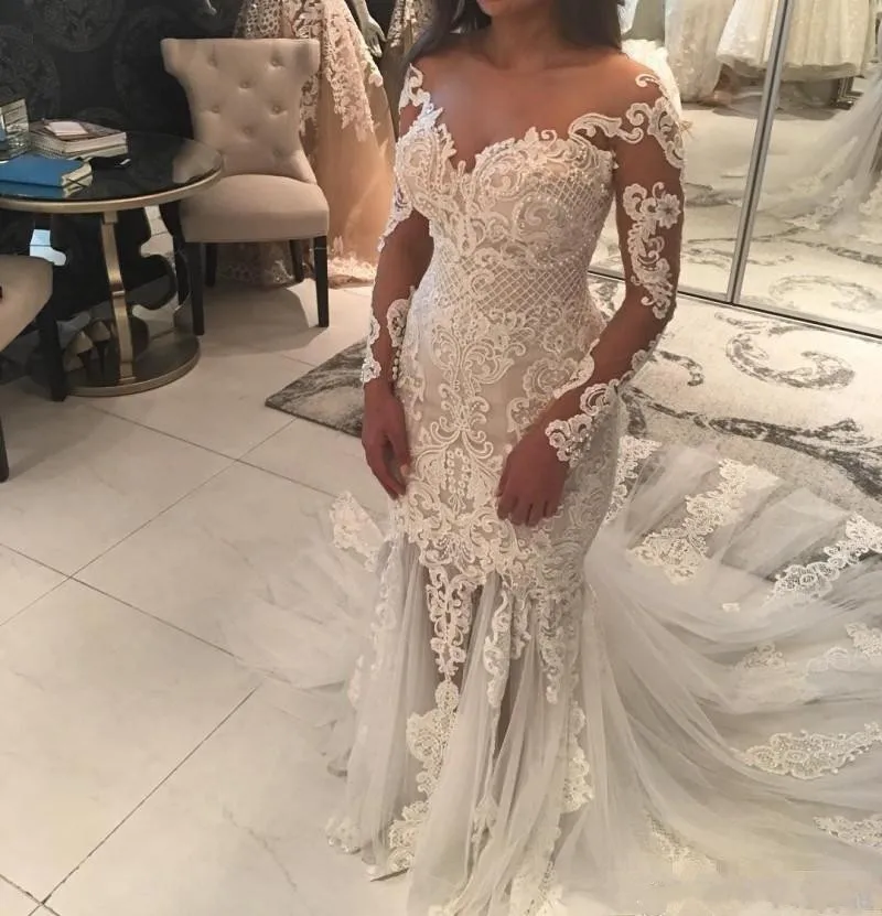 2017-plus-size-mermaid-wedding-dresses-sheer