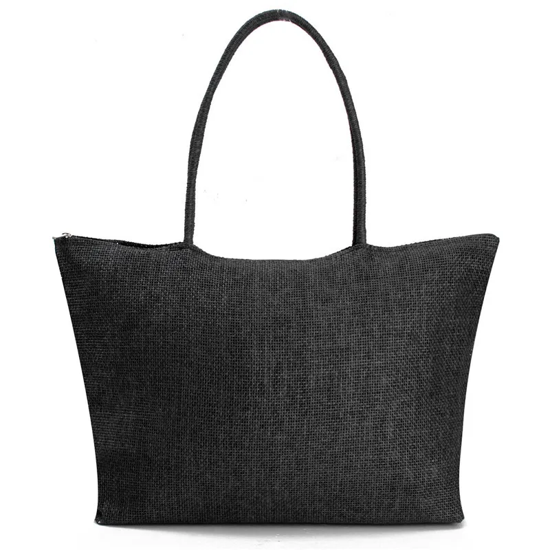 2017 Hot New Design Straw Popular Summer Style Weave Woven Shoulder Tote Shopping Beach Bag Purse Handbag Gift FreeShipping N770 11