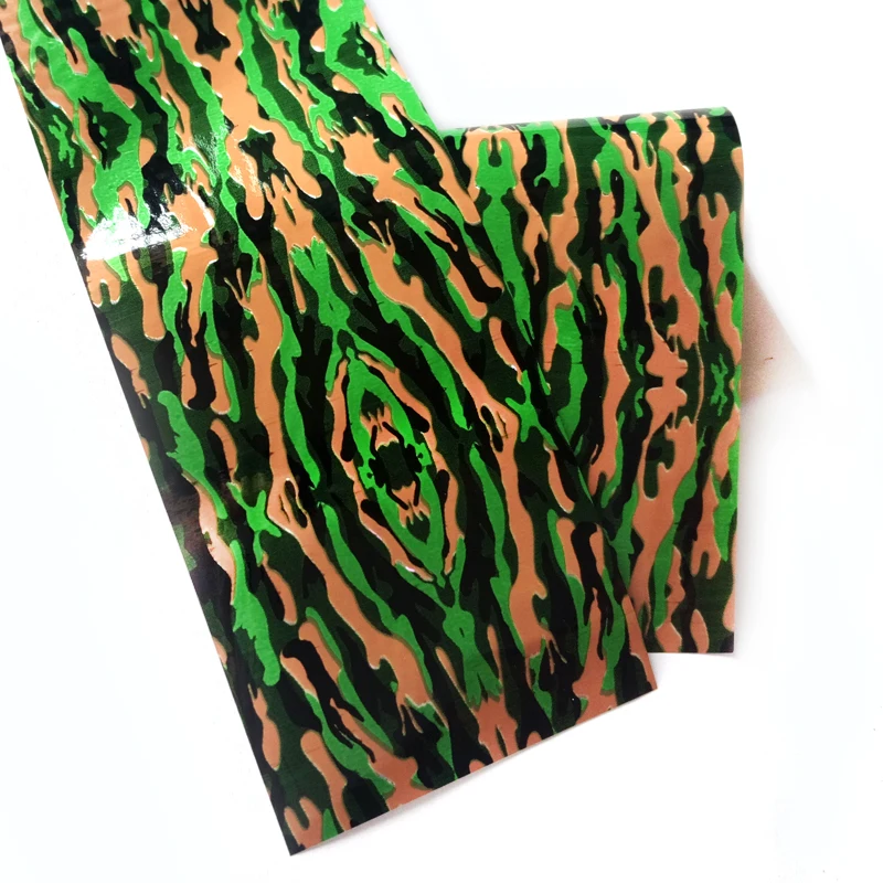 

13pcs Camouflage Color Transfer Foil Nail Art Star Design Sticker Decal For Polish Care DIY Universe Nail Art Beauty