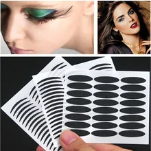 20 шт./лот сексуальная кошачья наклейка для глаз Черная Подводка для глаз и двойная лента для век Дымчатая Татуировка Макияж глаз 48 стикер s