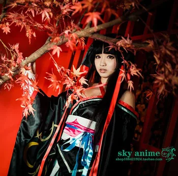 

Anime Unbreakable Machine-Doll wa Kizutsukanai Yaya kimono bathrobe Costume cosplay Disfraces Harajuku Anime 6 in 1