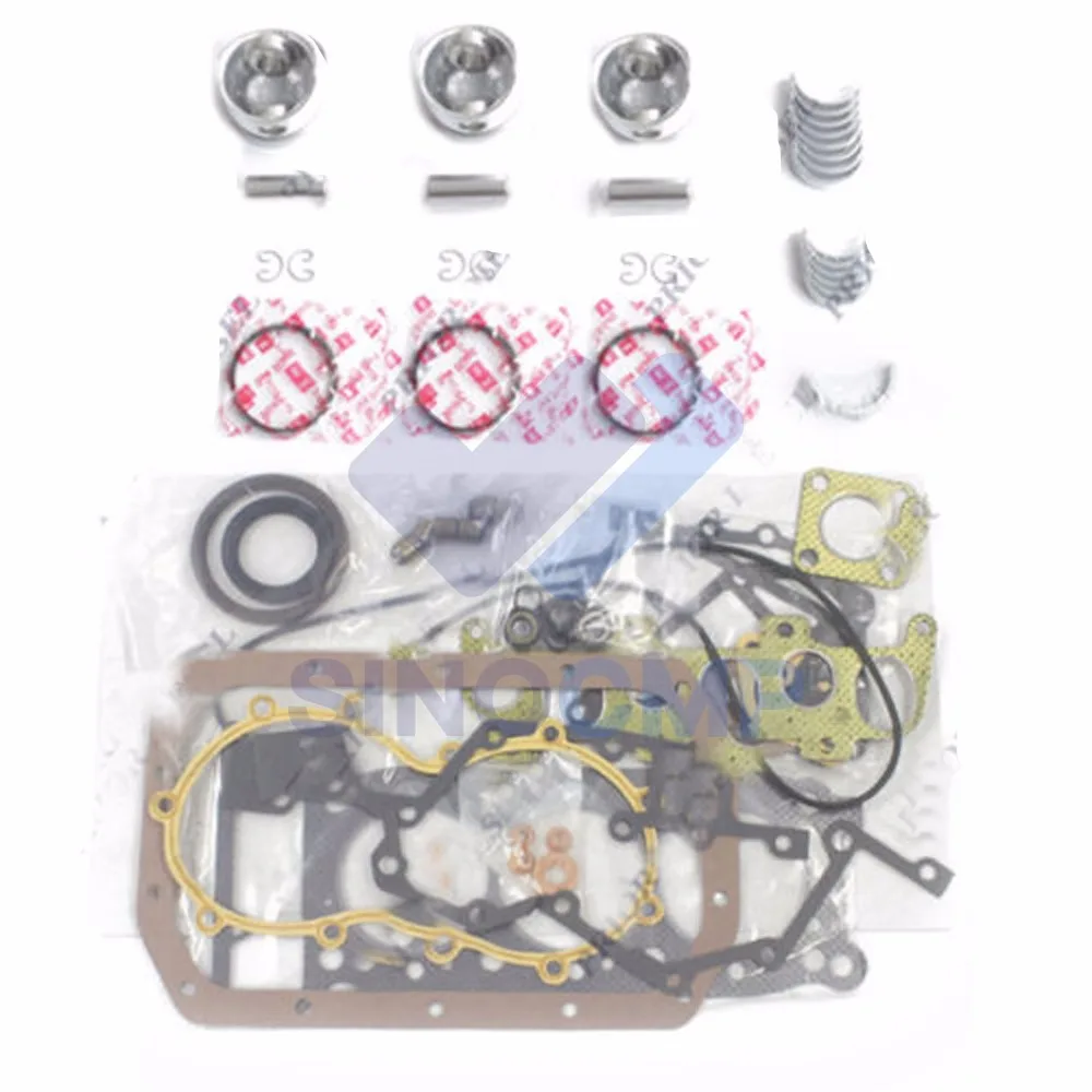 Yanmar 3TN75 3TN75E 3TN75U Engine Rebuilt Kit for John Deere Tractors and Mowers_