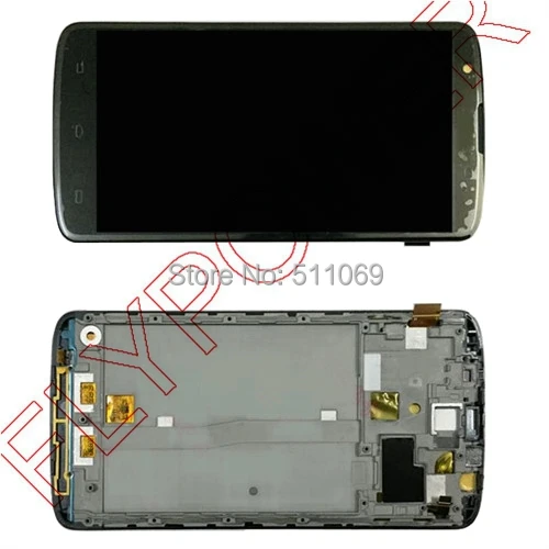 

For Philips i928 LCD Screen Display with Touch Screen Digitizer Assembly+frame free shipping; Black;100% warranty