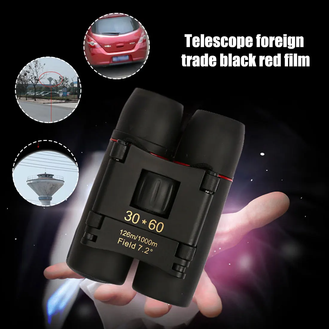 مصغرة المهنية التكبير 30x60 HD الرؤية مناظير تلسكوب نظارات للصيد الحفل في الهواء الطلق الرياضة السفر مصغرة المهنية التكبير 30x60 HD الرؤية مناظير تلسكوب نظارات للصيد الحفل في الهواء الطلق الرياضة السفر