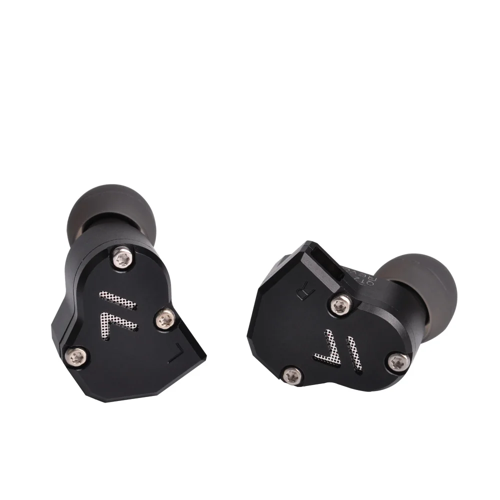 Volemer Original Revonext QT2 2DD+1BA Hybrid Hifi Earphone in ear Sport headphone CNC Metal Headset Earbud with Mic PK KZ ZS6