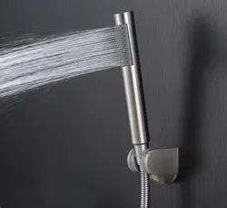 Экономии воды круглый Ванная комната Насадки для душа Матовый никель Booster Showerhead высокое Давление ручной душ Banheiro душ