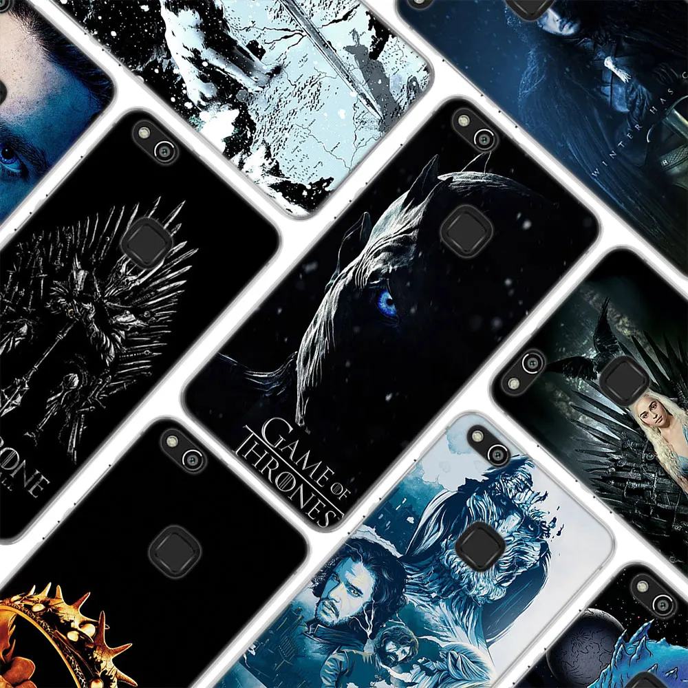 

for Huawei P10 Lite Game of Throne poster Style clear frame back Cover Case for Huawei P20 Lite P Smart P10 lite P8 P9 lite