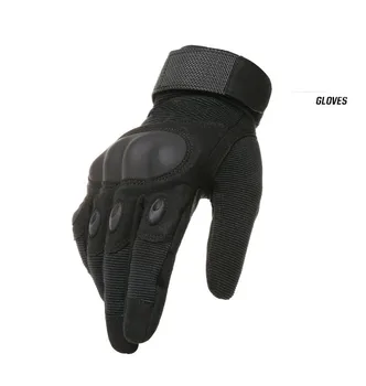 

OK Brand Wear Military Tactical Army Sports Airsoft Outdoor Shooting Paintball Combat Carbon Hard Knuckle Full Finger Gloves