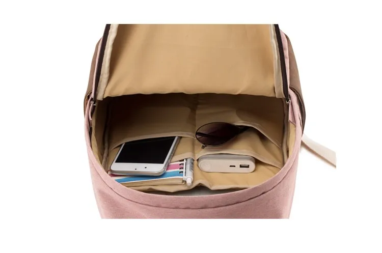 oggi Portatile Gioventù Health Scuola Femminile Computer Del Adolescente Zaino Sconto Zaini Donne Bookbag della IOW Brand Ragazze Borse Canapa 2 di Size per New Canvasartisan viaggio Tela da Natural 14 oggi Portatile Gioventù Health 14