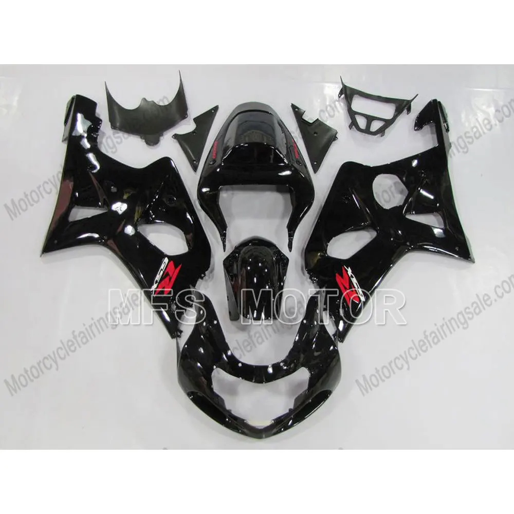 

For Suzuki GSXR 1000 2000 2001 2002 Injection ABS Fairing Kits GSXR1000 K1 K2 00 01 02 - Others - Black