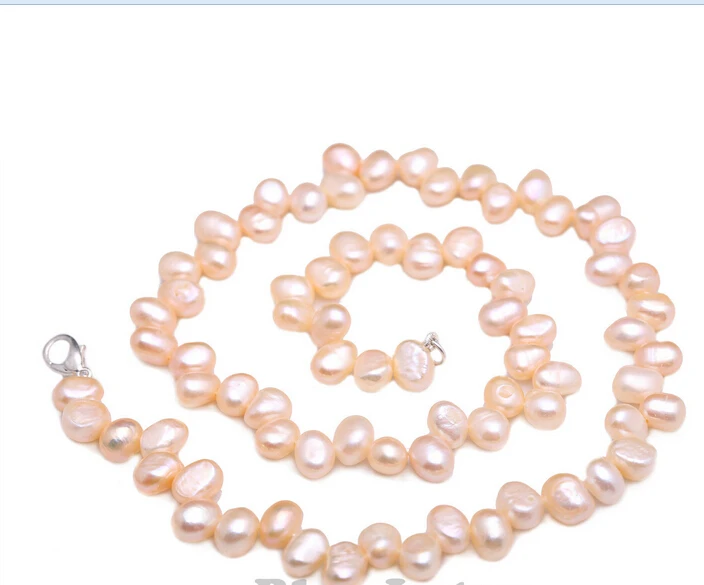 Pink Cultured Freshwater Pearl Necklace Fashion Jewelry BLUE LOTUS (A0513) | Украшения и аксессуары