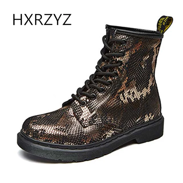 Shoes colorful Stripes Lace Up Martin Boots For Women Shoes colorful Stripes Lace Up Martin Boots For Women