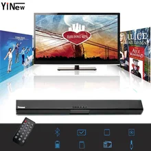 20 Вт звуковая панель Bluetooth Саундбар колонка двойной сабвуфер динамик домашний кинотеатр объемная звуковая система подвесная настенная Встроенная 3D стерео