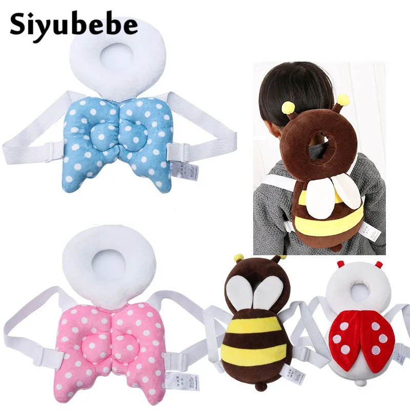 Baby Toddler Headrest Protect Pillow Infant Flannel Cover Neck Pillows