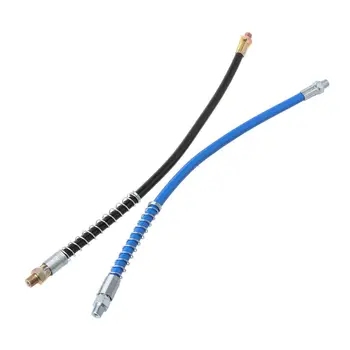 

40cm Flexible Grease Gun Hose High Pressure Long Extension Hoses With Spring