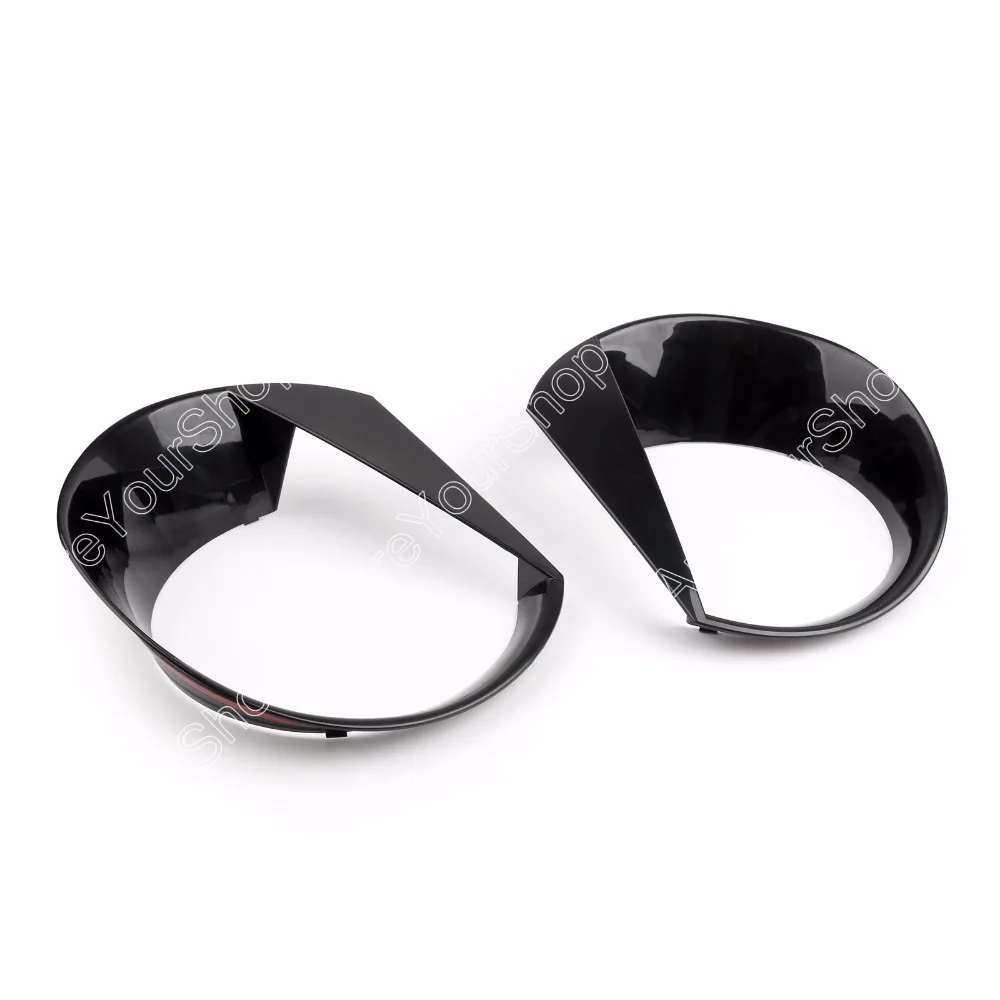 

Areyourshop Angry Bird Headlight Bezels Cover For Jeep Renegade 2015-2017 1 Pair Black ABS material High Quality Car Exterior