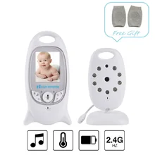 VB601 Беспроводной Детский монитор для сна с ночным видением, видео с двусторонним разговором, монитор для сна с ЖК-дисплеем, температурная камера с подарком