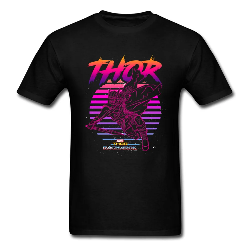 Marvel Comic Camiseta Hombre Thor Ragnarok poderosa camiseta nueva Camiseta de algodón Natural más caliente marca camiseta chicos camiseta verano Camisetas