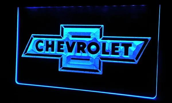 

LS064-b CHEVROLET 3D LED Neon Light Sign Customize on Demand 8 colors to choose