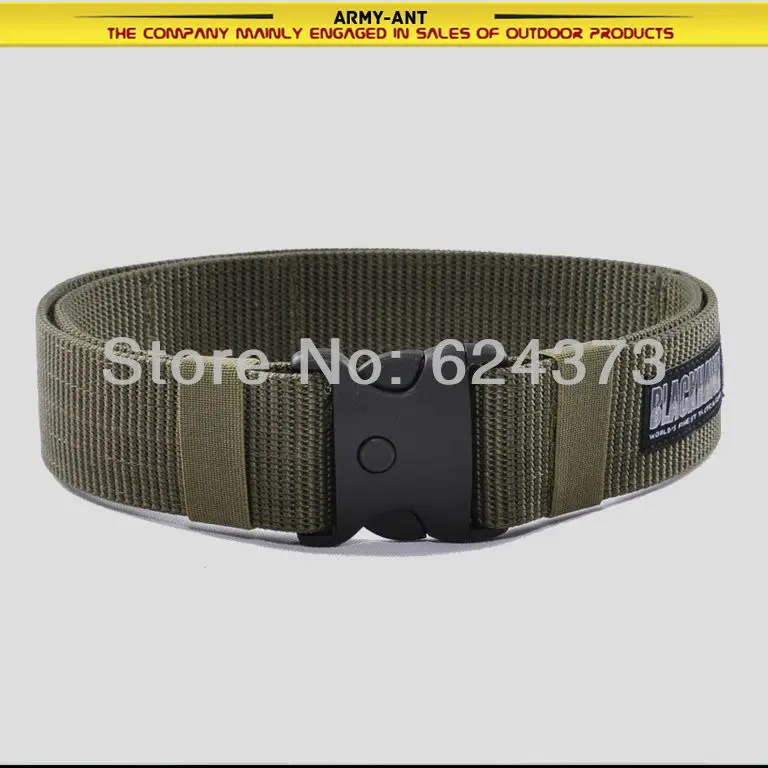 Olive Drab Green Military Army Tactical BDU No Metal Buckle Velcro