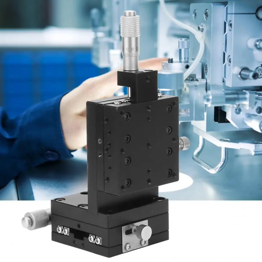 

High Accuracy Aluminum Alloy Lift Axis Splicing Combined Manual Stage Tuning Sliding Table 60*60mm