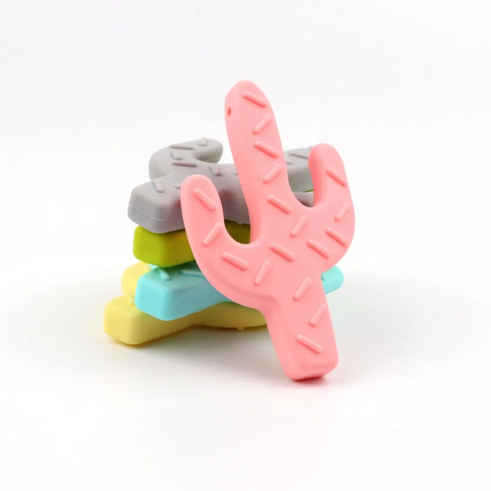 cactus silicone teether