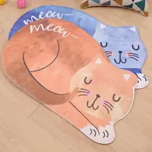 Нескользящий коврик в форме кота для ванной комнаты кухни спальни