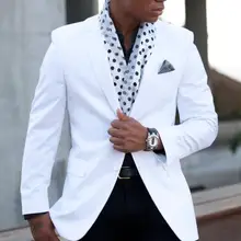 Повседневные белые костюмы летние Ternos Masculinos Slim Fit Свадебные костюмы Свадебные смокинги из 2 предметов мужские костюмы пляжный костюм жениха