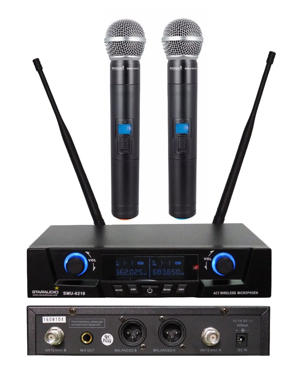 uhf lcd handheld mic (2)