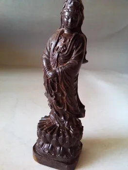 

Fine Chinese Fragrant Wood Carved, Excellent old HandWork Guanyin