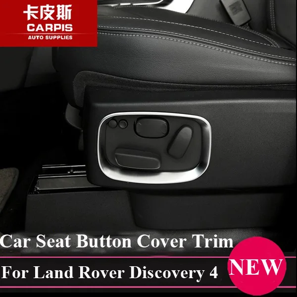 Chrome Car Seat Button Cover Trim Car Seat Adjustable Button Cover