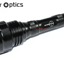Векторная Оптика Тактический светодиодный Электрический пистолет вспышка светильник фонарь 440 люменов дальний фокус вспышка светильник