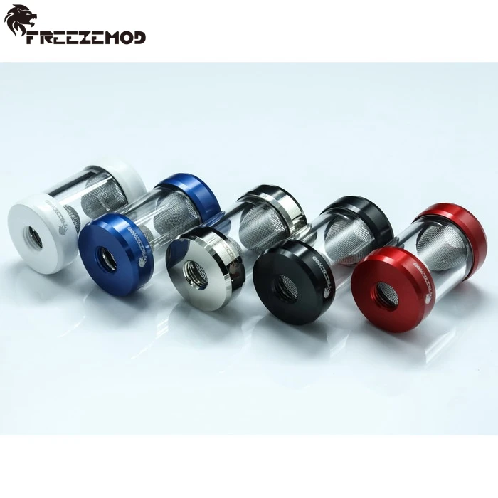 FREEZEMOD G1 / 4 &quotСеребристая система водяного охлаждения двойные фильтры с
