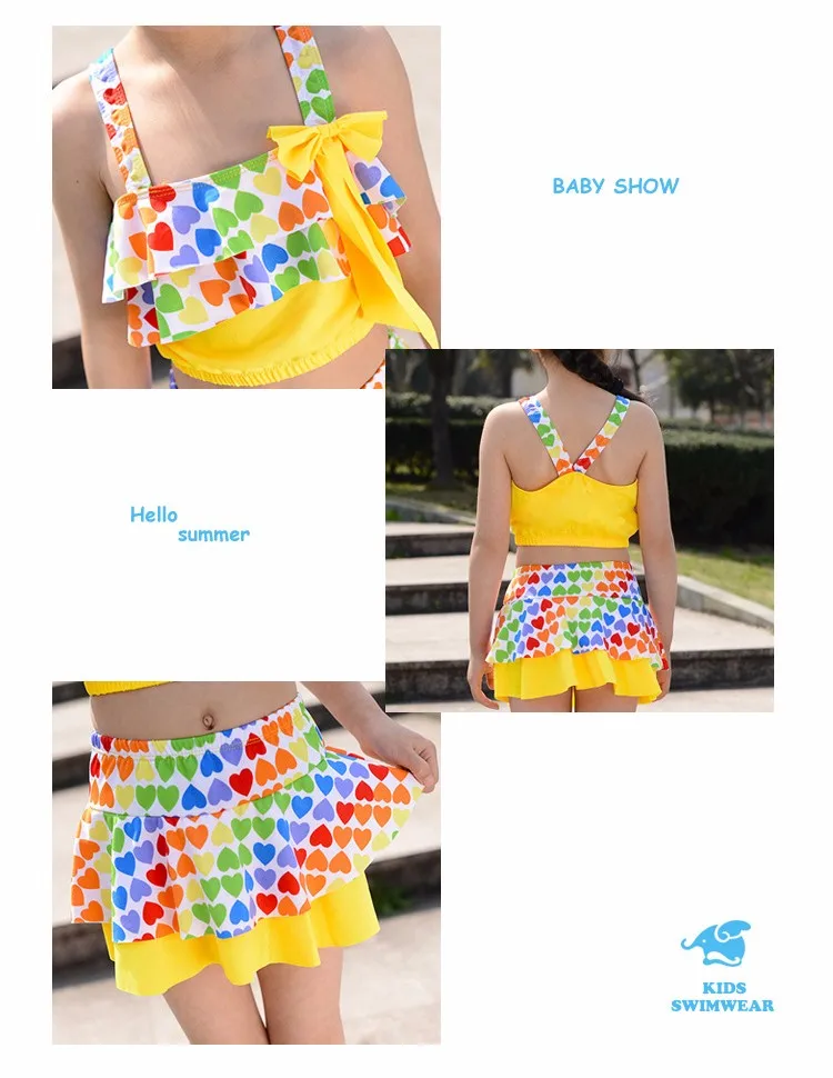 Sunny eva/Одежда для купания; детский купальник для девочек; купальный костюм принцессы из двух предметов; платье; детский купальник для девочек; детские купальники