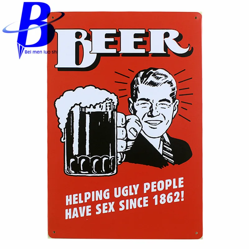 Metal Tin Signs Plates Wall Art Craft Iron Retro Metal painting Country