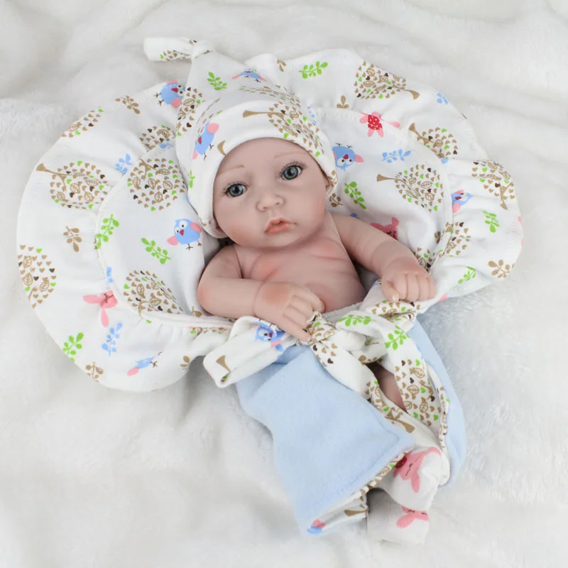 28cm Reborn Baby Doll Full Imported Silicone Vinyl Body ...