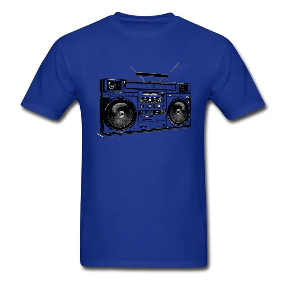Boom Box Times Family Short Sleeve T Shirt April FOOL DAY O Neck Cotton Men Top T-shirts Family T-shirts 2018 New Fashion Boom Box Times blue