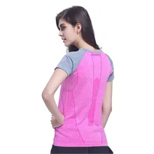 Популярные топы для йоги, бесшовные рубашки для йоги, короткий рукав, укороченный топ, Женская Спортивная кофта, спортивные топы, женские бесшовные топы, футболка для спортзала