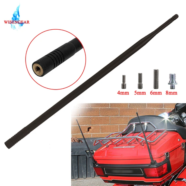 Motorcycle AM FM XM Radio Antenna Mast For Harley Davidson Road Street