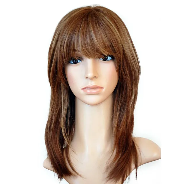Jewish Wig Best Quality Remy European Virgin Hair Wig With Bang Kosher