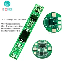 5 шт. MOS 2A 4A 18650 Защитная плата для батареи 3,7 в литий-полимерная плата с высоким током заряда защита цепи BMS/PCM/PCB