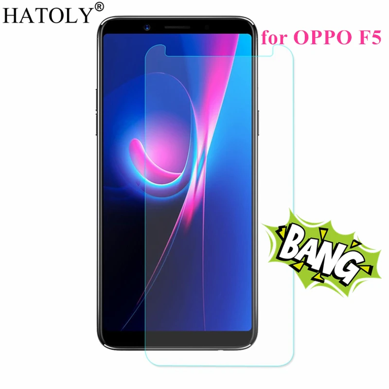 2 шт. закаленное стекло для OPPO F5 ультратонкая Защитная пленка HD молодежное HATOLY A73 |