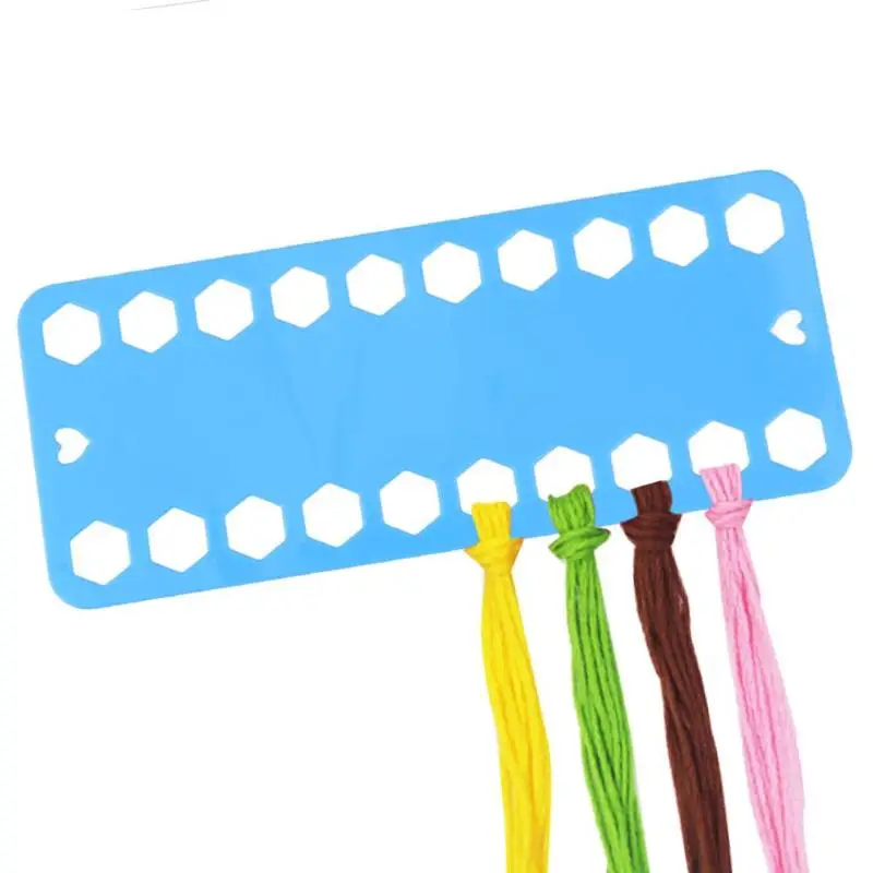 

5pcs Plastic Cross Stitch Row Line Board Embroidery Thread Board Thread & Yarn Organizer Embroidery Accessory