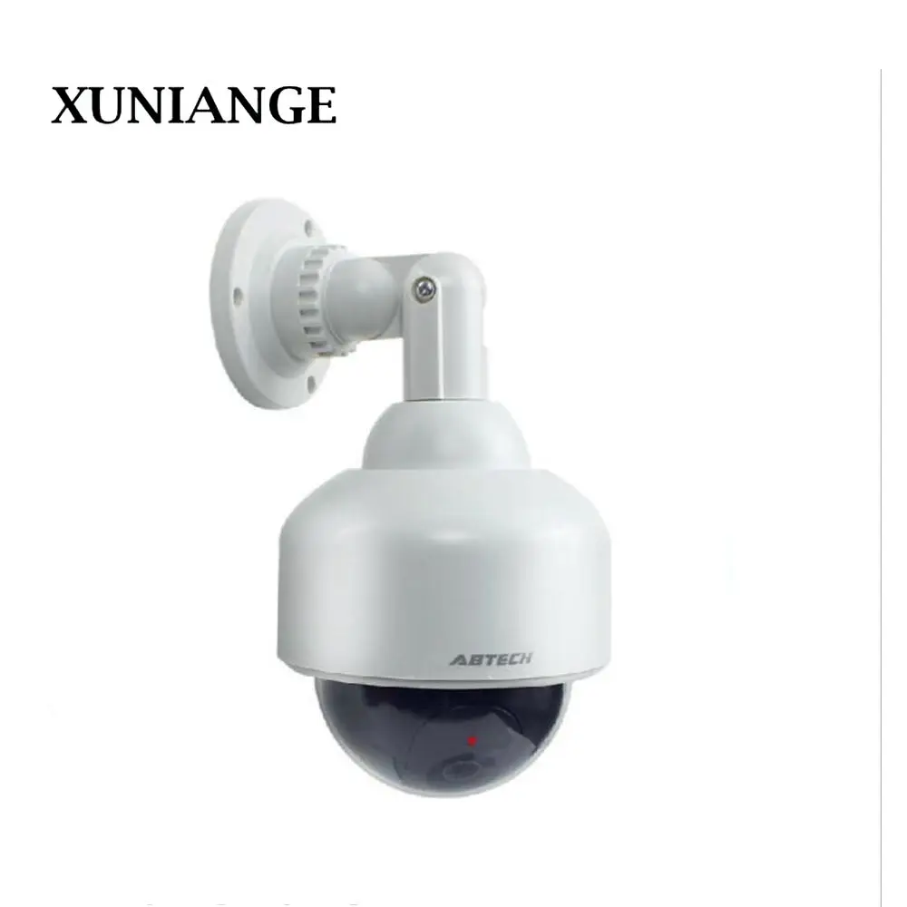 

XUNIANGE Simulation Camera Virtual Camera Bullet Analog CCTV Fake Security Camera Flashing Red LED Indoor Outdoor Free