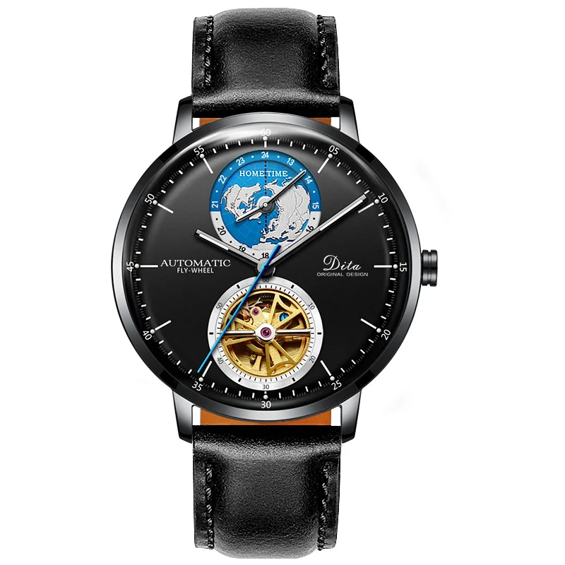 Горячая Распродажа, роскошные часы с турбийоном, мужские роскошные брендовые Автоматические наручные часы dw relojes - Цвет: DW-H07