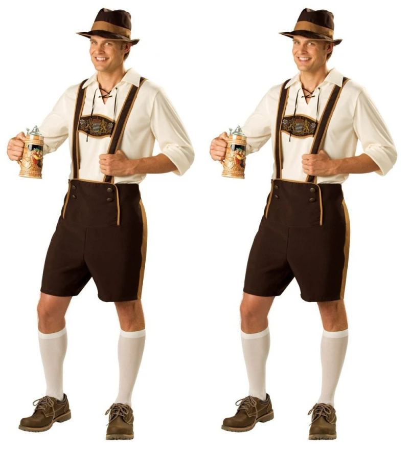 Plus Size M 3XL Adult Male Lederhosen Costume Traditional German Bavarian Beer Festival Cosplay Party beer festival|clothes maleclothes traditional - AliExpress